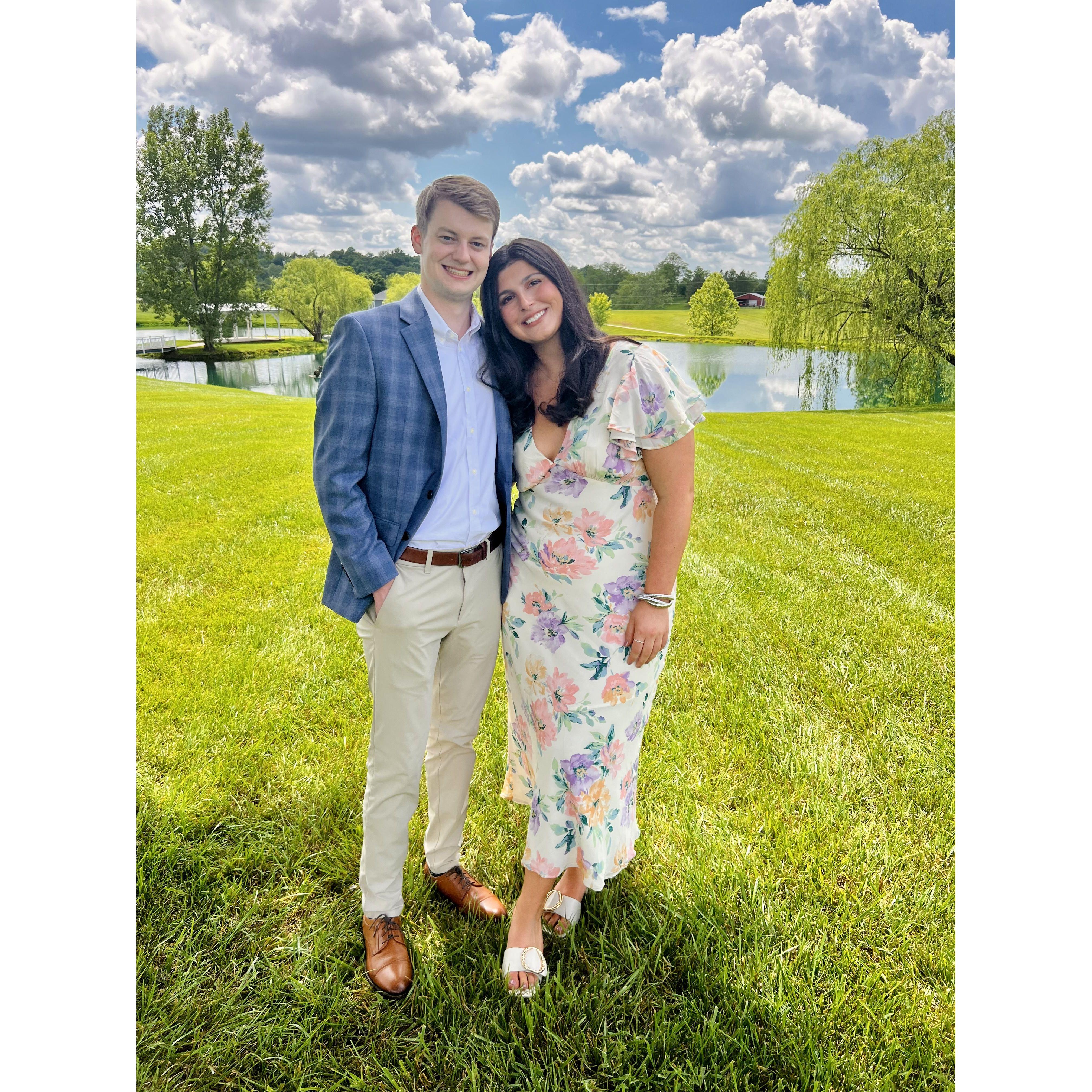 Wedding dates at Madelyn's classmate Sydney, and her husband Bryce's wedding