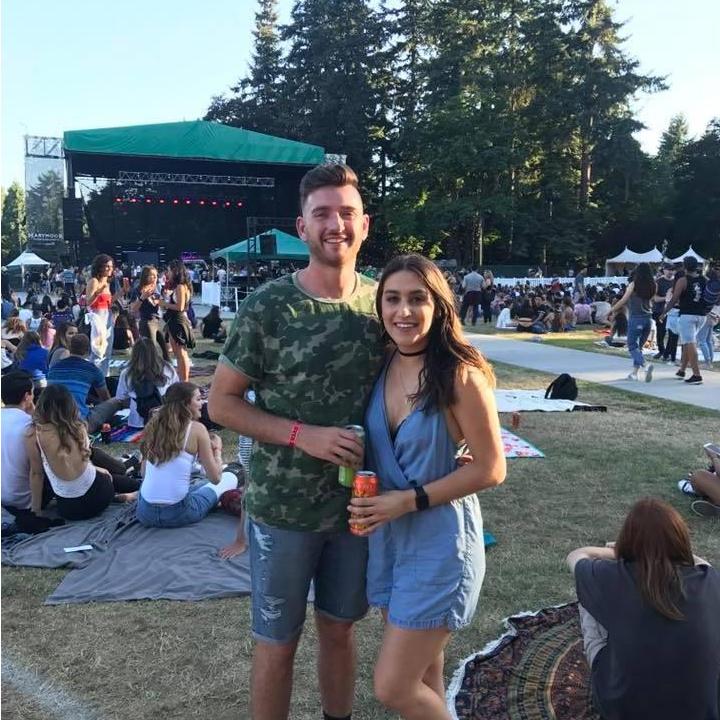 A couple months into dating, we went to a concert at Marymoor Park in Redmond, WA. Little did we know that about a year and a half later, in that same park, Josh would propose!