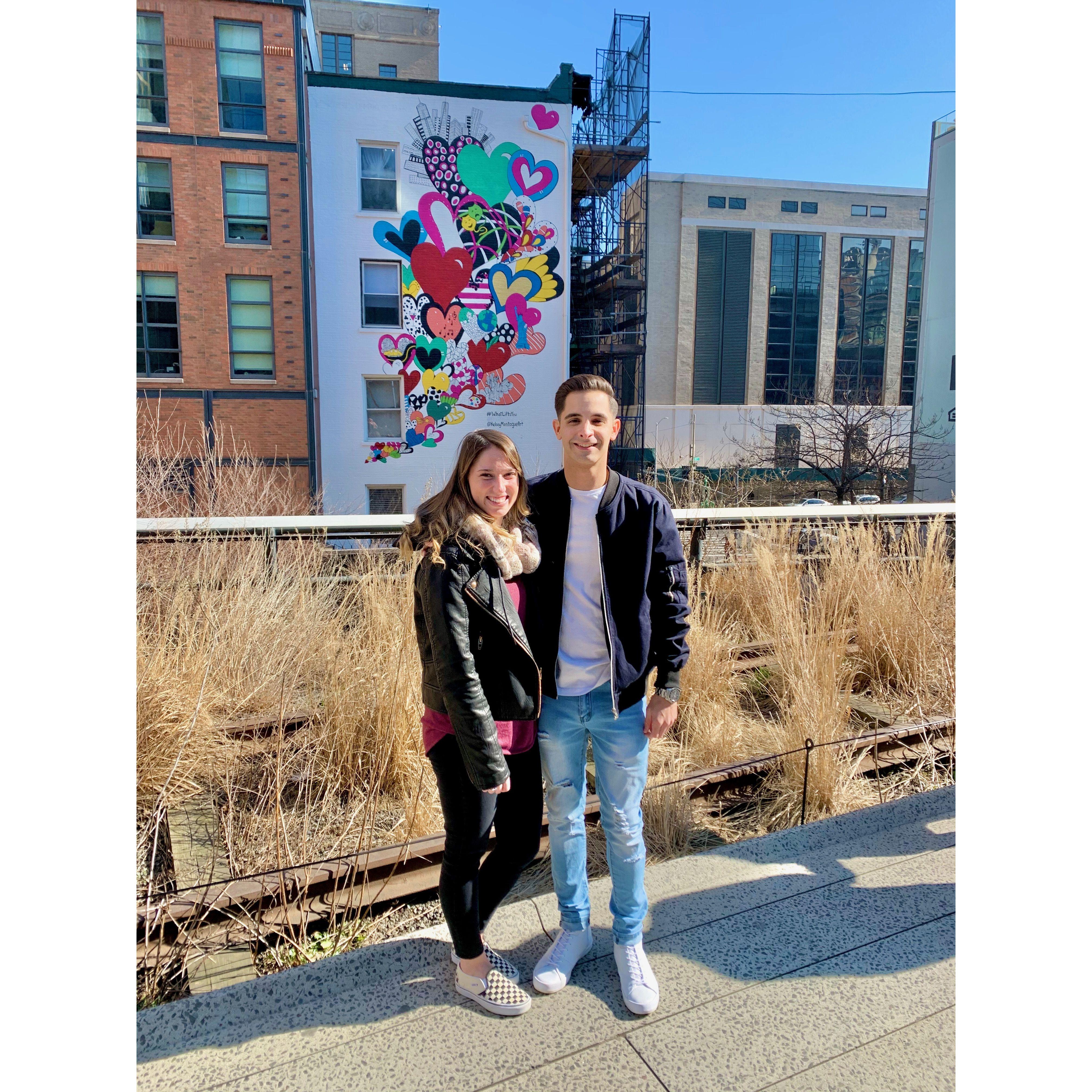 The first picture we posted together!