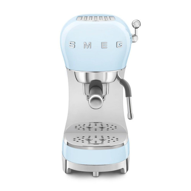 SMEG 50's Retro Style Manual Espresso Machine, Pastel Blue