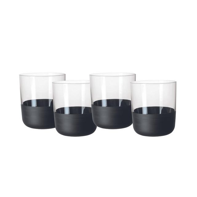 Villeroy & Boch Manufacture Crystal Rock Double Old Fashioned Glasses, Set of 4