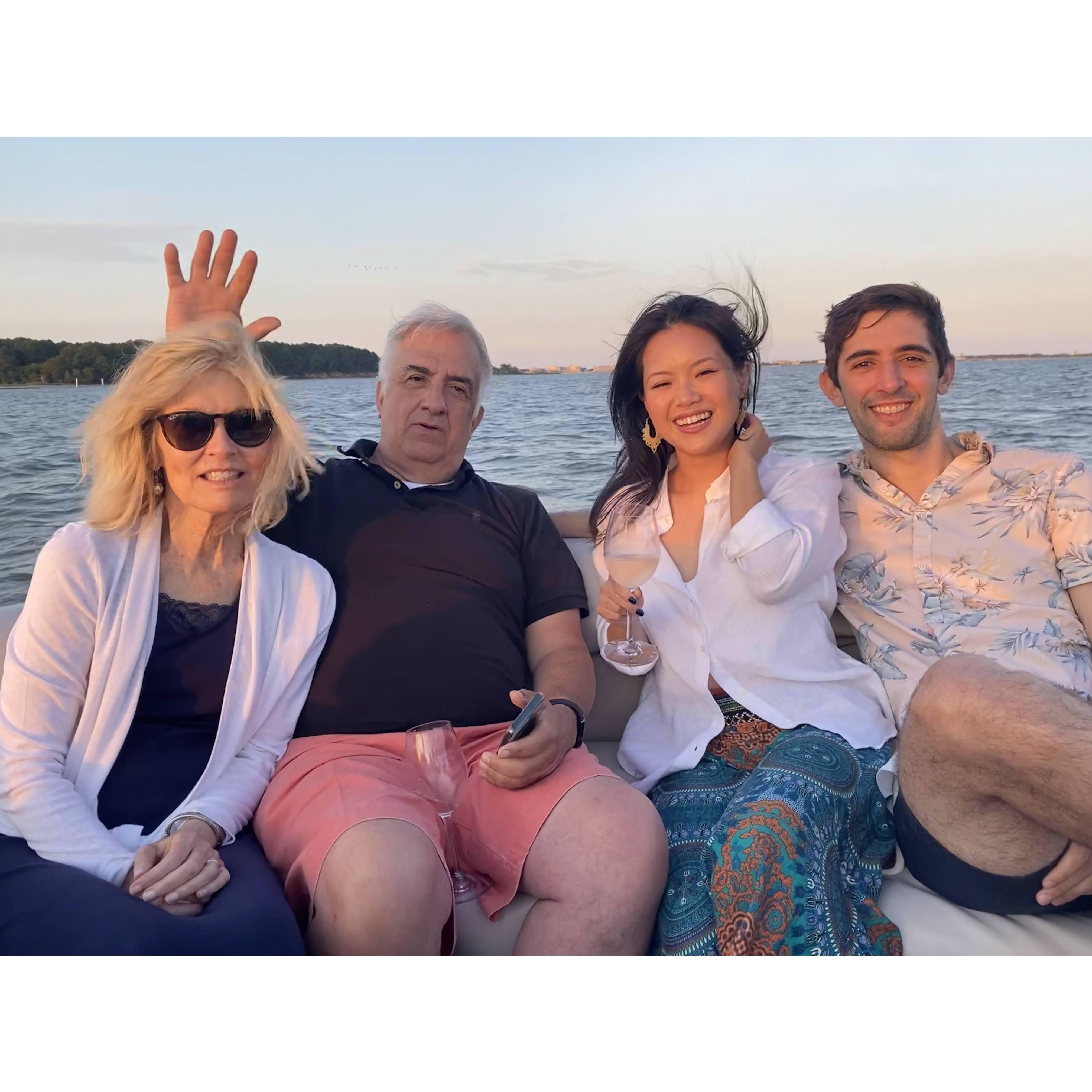 Nick's family has been going to Rehoboth Beach, Delaware on vacation every year since the 1960's. Ping has joined the tradition and even organized a boat ride for the family in 2022.