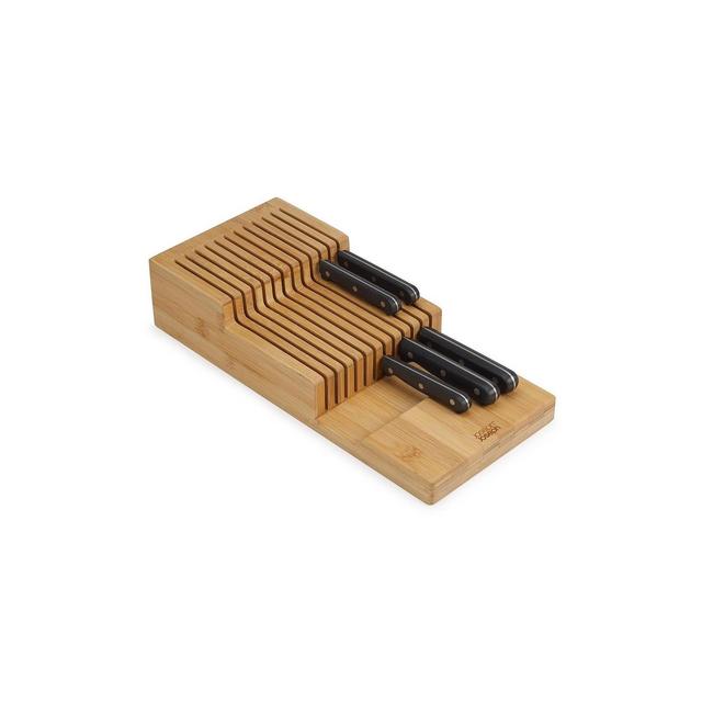 Joseph Joseph Drawerstore Large Bamboo 2-Tier Knife Organizer