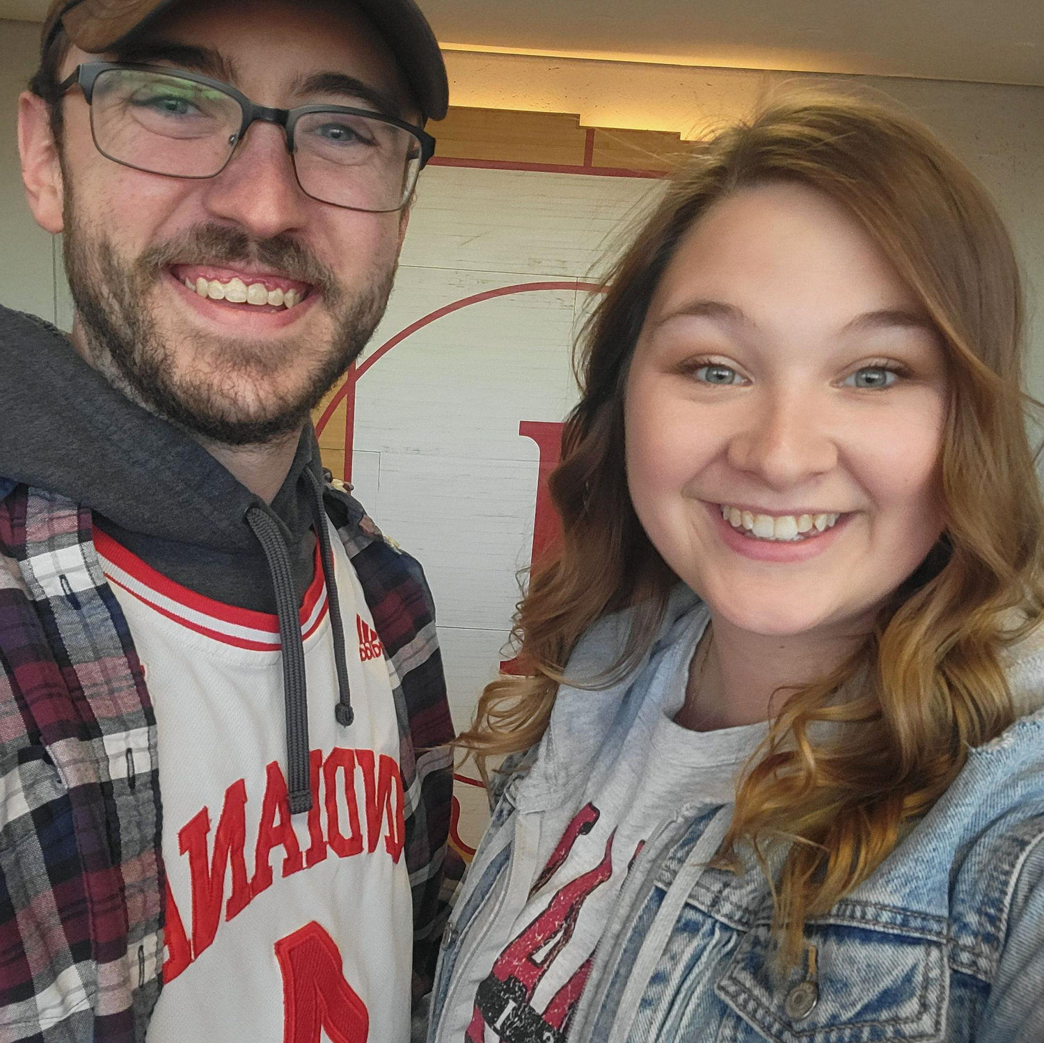Our First IU Basketball Game together!