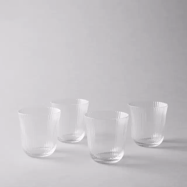 Serax Inku Ribbed Glassware by Sergio Herman