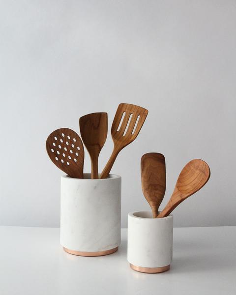 Mara Marble & Copper Canisters