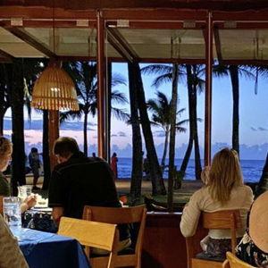 Honeymoon Dinner by the Ocean