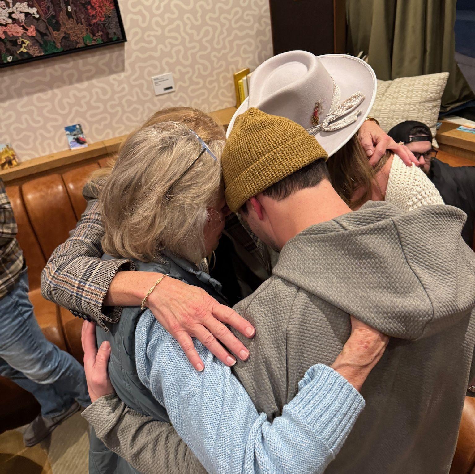 Our prayer warriors! These two have been praying us together before we even met.