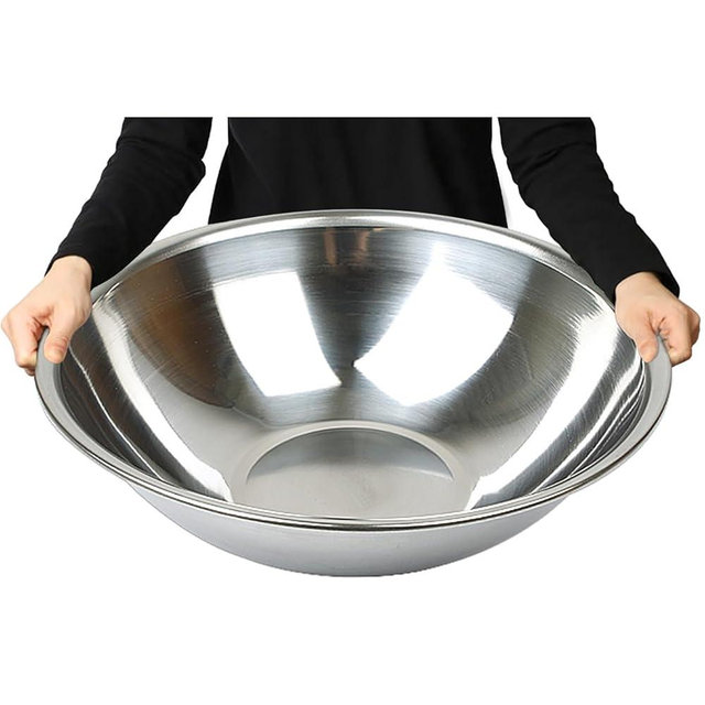 VELVOSE Stainless Steel Mixing Bowl Extra Large, 23-Quart, 20 inch (Diameter), 6.1 inch (Height) Mixing Bowl 20" (1)