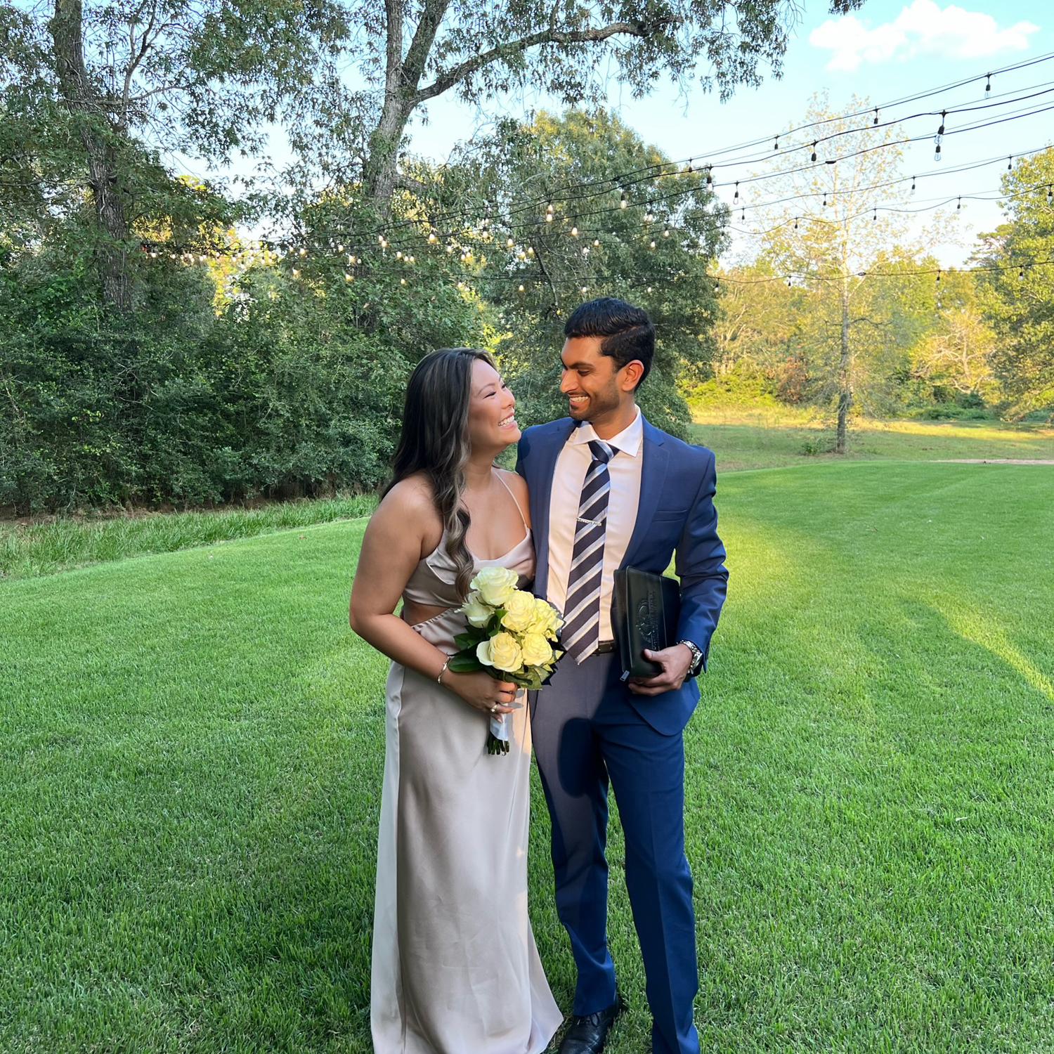 Ordained a wedding and the maid of honor.