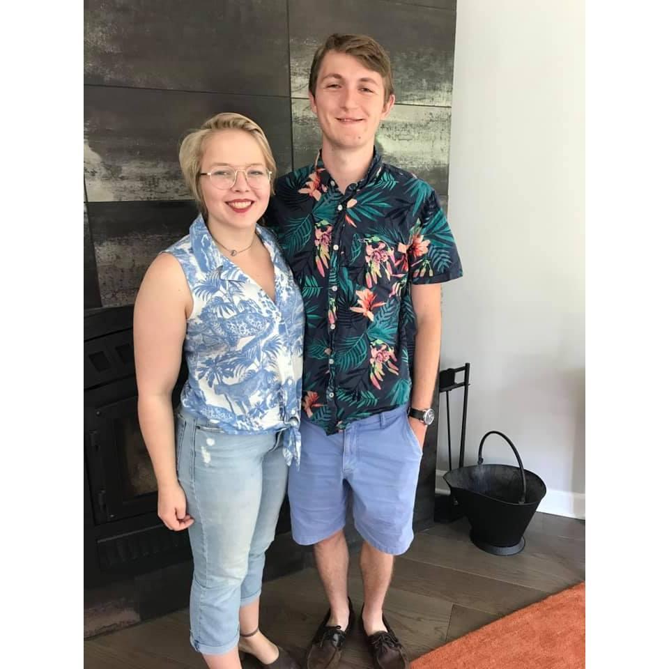 Matching Hawaiian shirt vibes