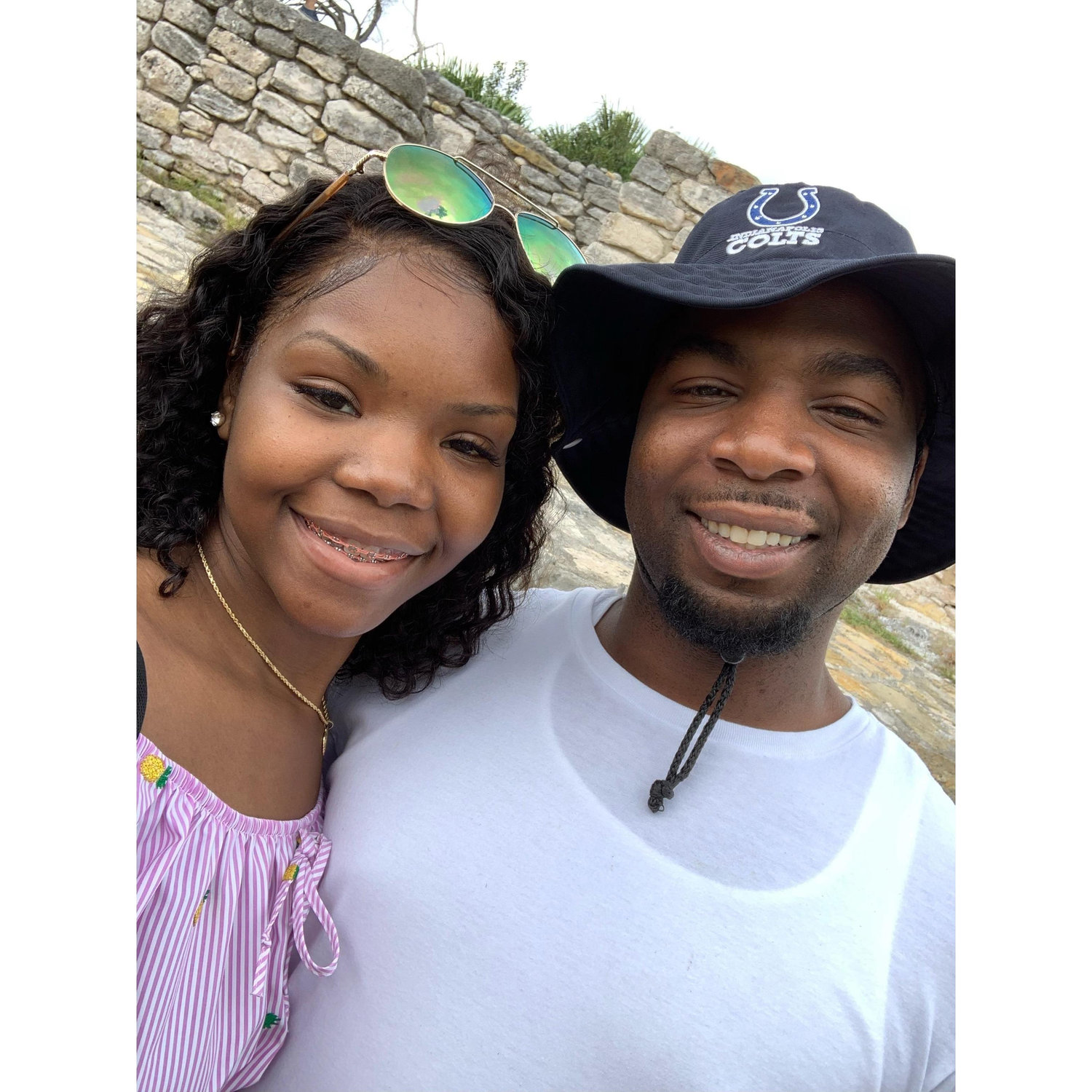 Our, first trip together to MEXICO. We made it official on this trip.