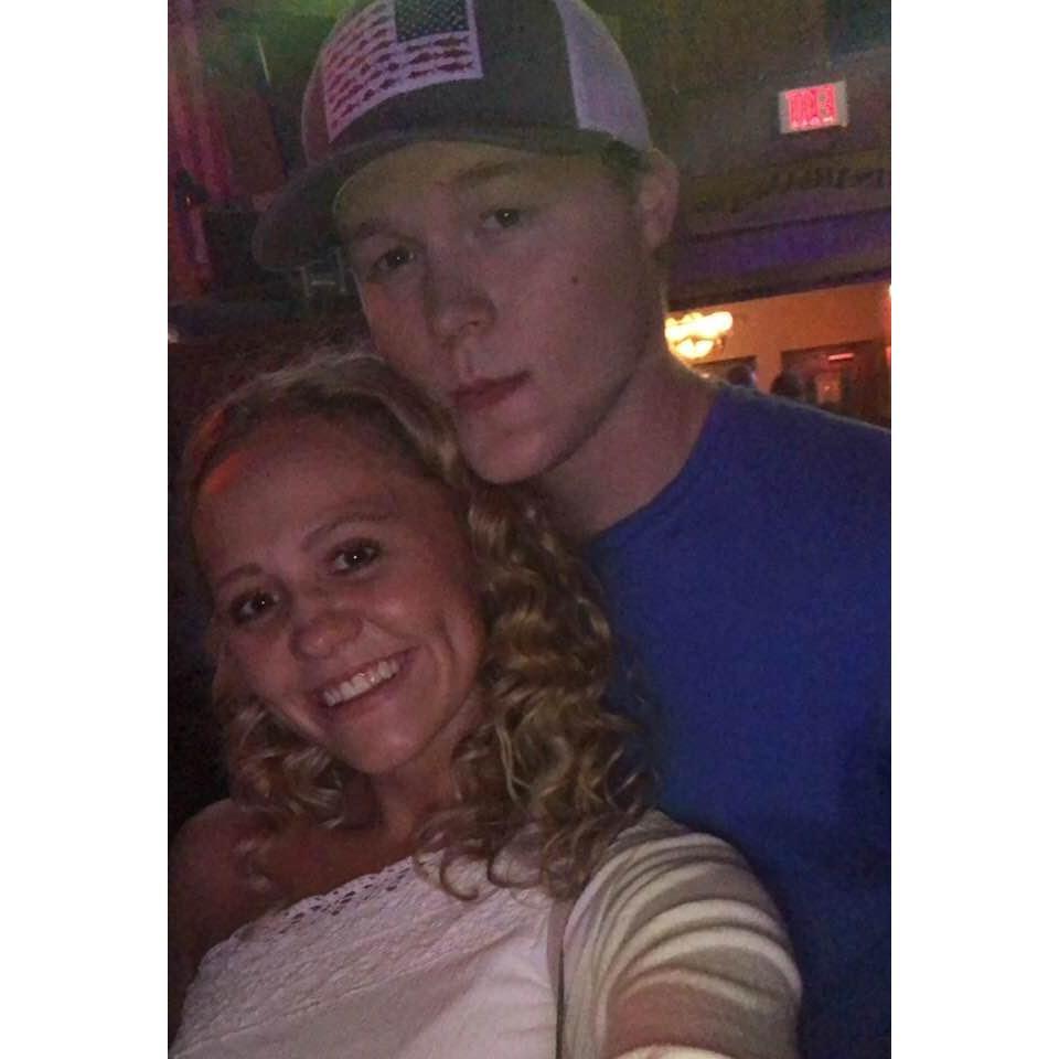 Our first date at Coyote Joes!