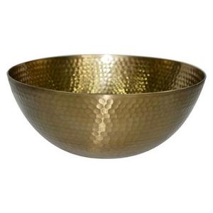 Hammered Large Serving Bowl with Gold Finish - Threshold™