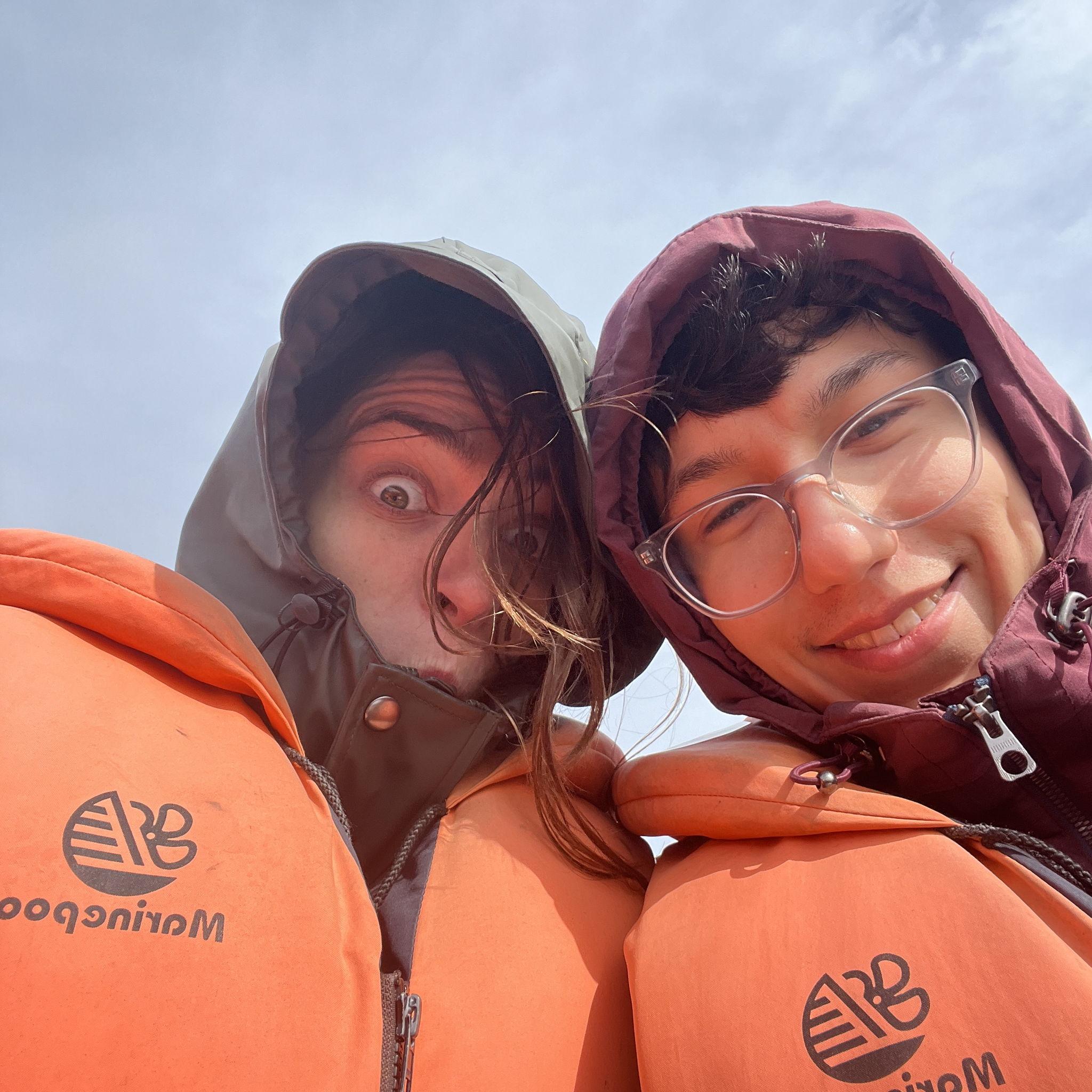 On a boat in Iceland looking at glaciers, August 2024