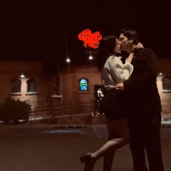 The night we got engaged!