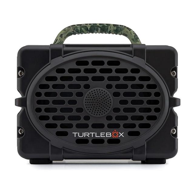 Turtlebox Original Gen 3: Portable Outdoor Bluetooth Speaker – Ultra-Loud (120dB), Waterproof (IP67), Rugged, Impact-Resistant, 3-Day Battery | Party Mode: Unlimited Pairing Stereo, Gray/Camo