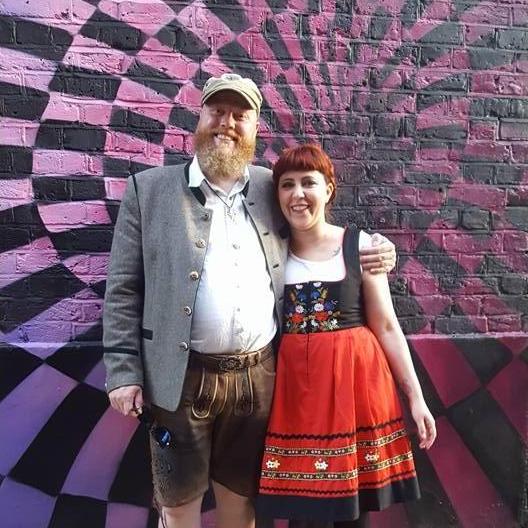 The day we became a couple in 2017