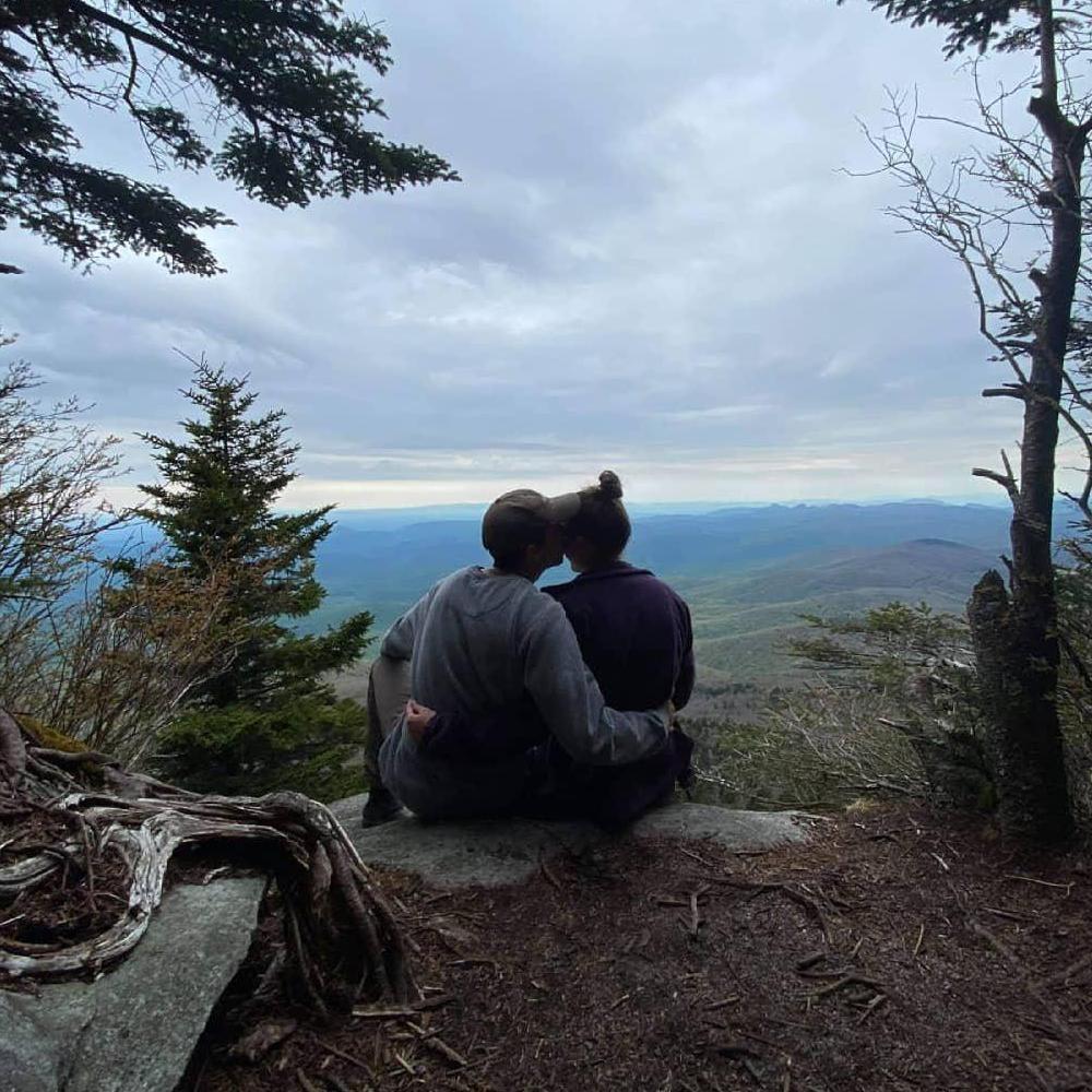 On a backpacking trip in Grandfather Mountain