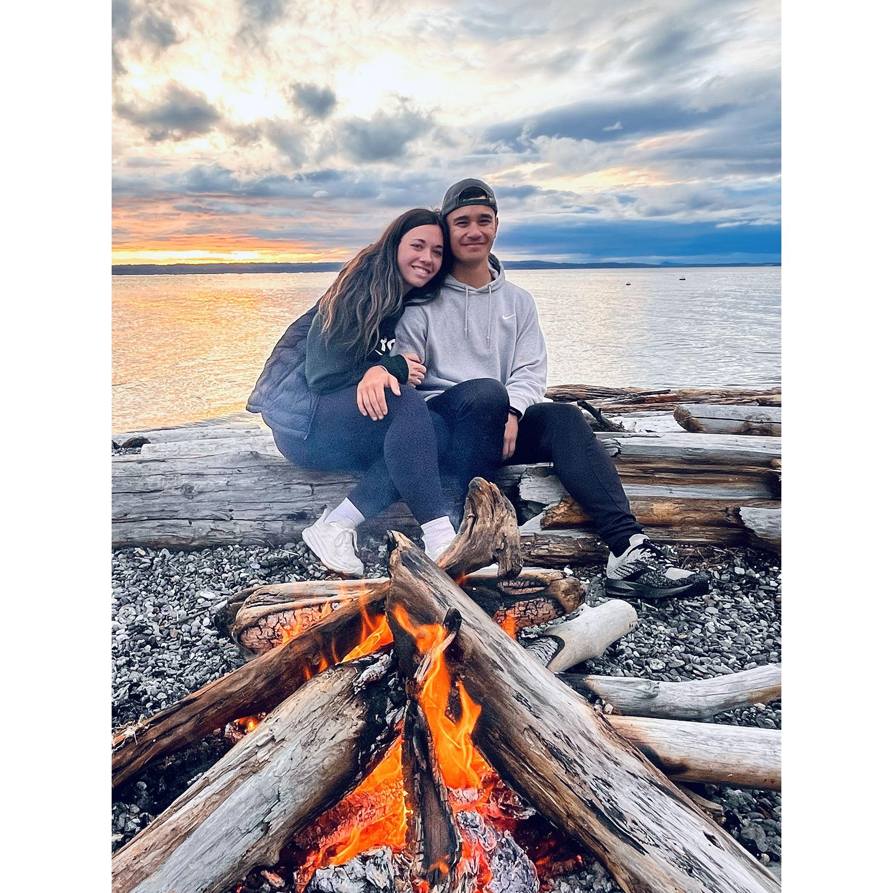 First time visiting Justin's family in Washington 🌊