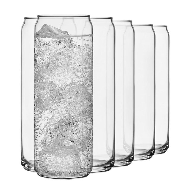 Libbey Classic Slim Can Glass, 12.5 ounce, Set of 6