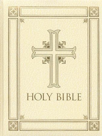 The Catholic Family Bible, (RSV) Ivory Hardcover