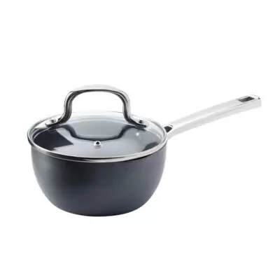 SALT® Nonstick 1.5-qt. Hard Anodized Covered Saucier