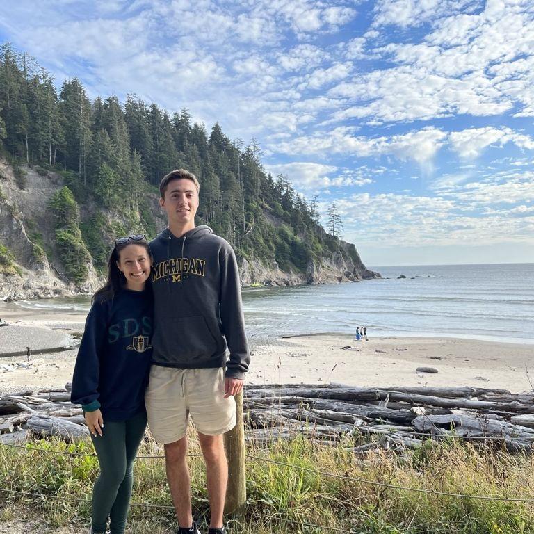 on a trip to the oregon coast with will's mom