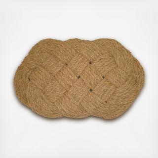 Coir Natural Lovers Knot Doormat