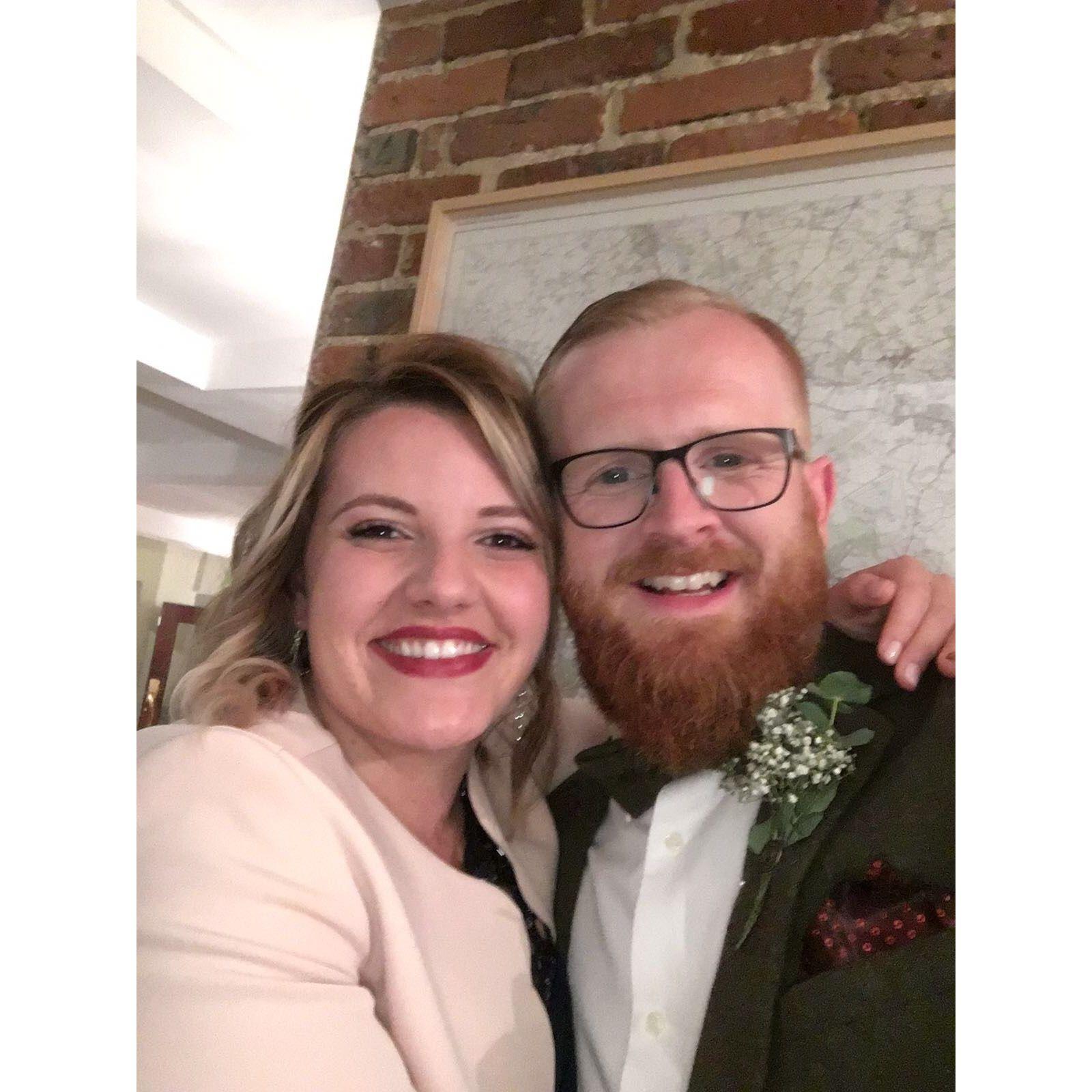 Nick and Nat's Wedding & Flavia's first time meeting Liam's family. England, October 2017.