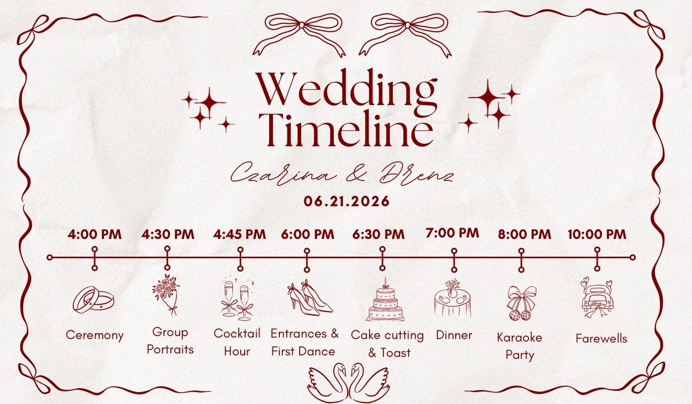 The Wedding Website of Drenz Morante and Czarina Querijero