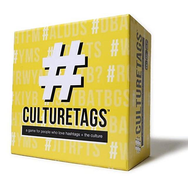 CultureTags - A Game for People Who Love Hashtags + The Culture | Party Game Set for Family Fun or Virtual Play | Age 13 Years and Up