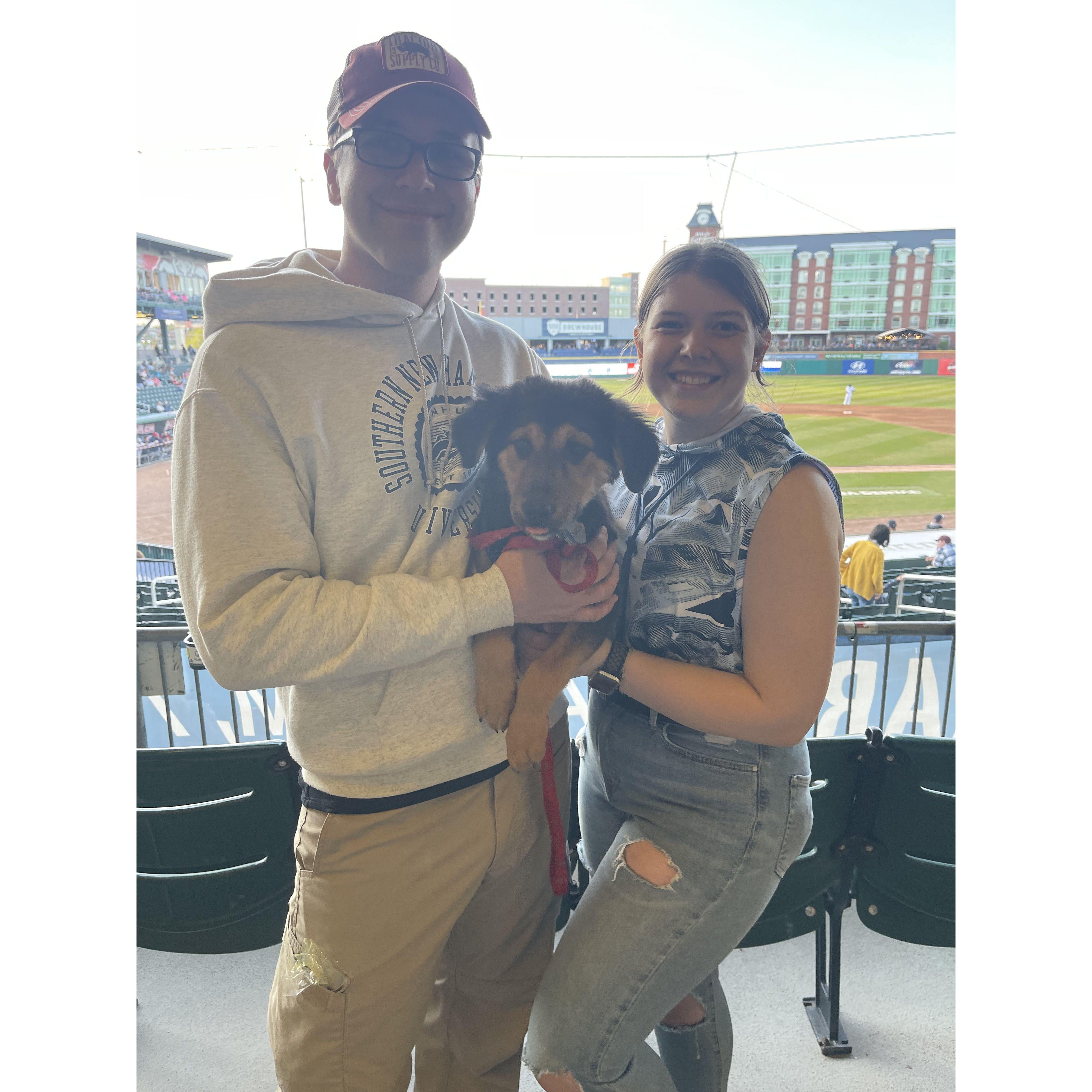 First Baseball Game