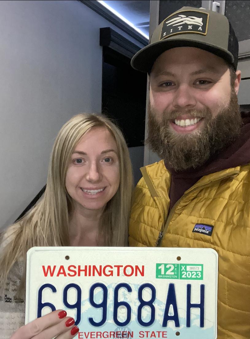 Our first home on wheels together!
