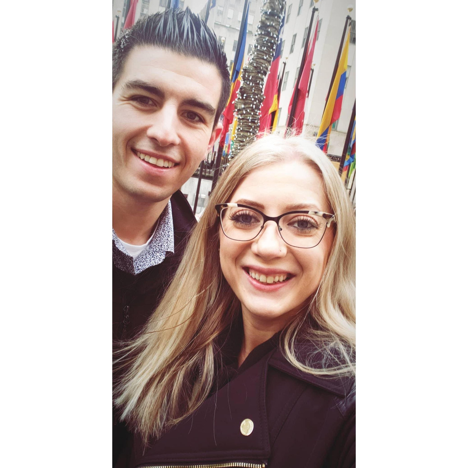 Rockerfeller Center and Tiffanys!