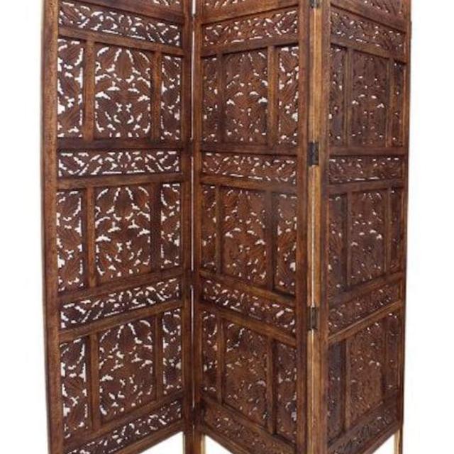 Hand carved wooden Room divider