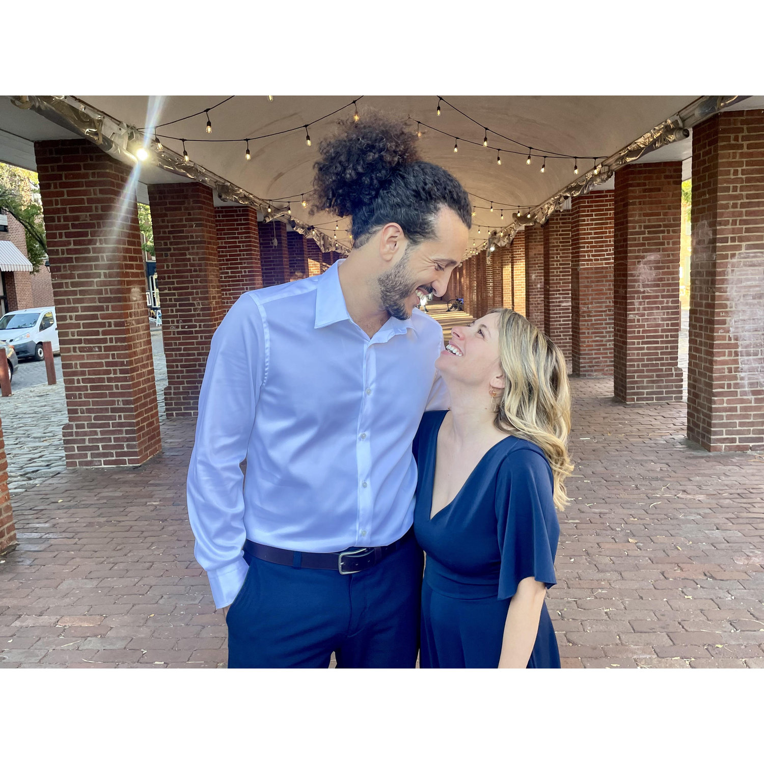 At Jane's wedding! What a fun evening.
