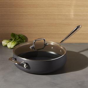 All Clad - All-Clad ® HA1 Hard-Anodized Non-Stick 4-Qt. Sauté Pan with Lid