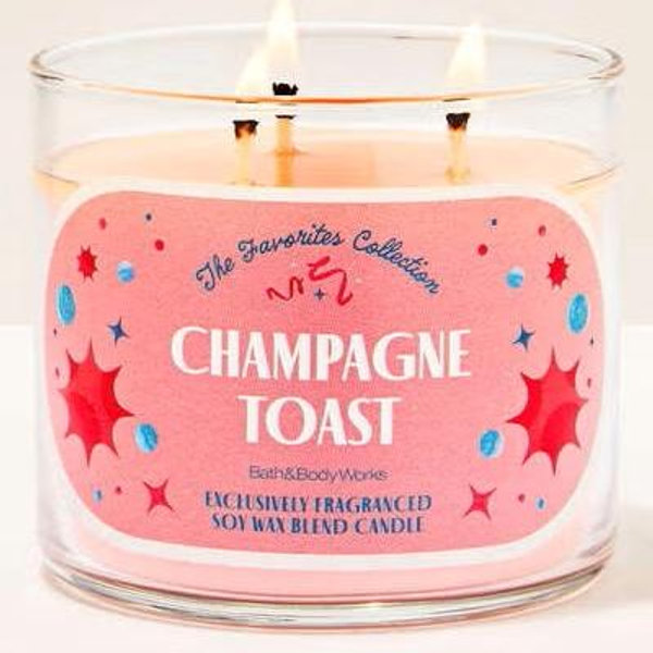 Champagne toast Candle