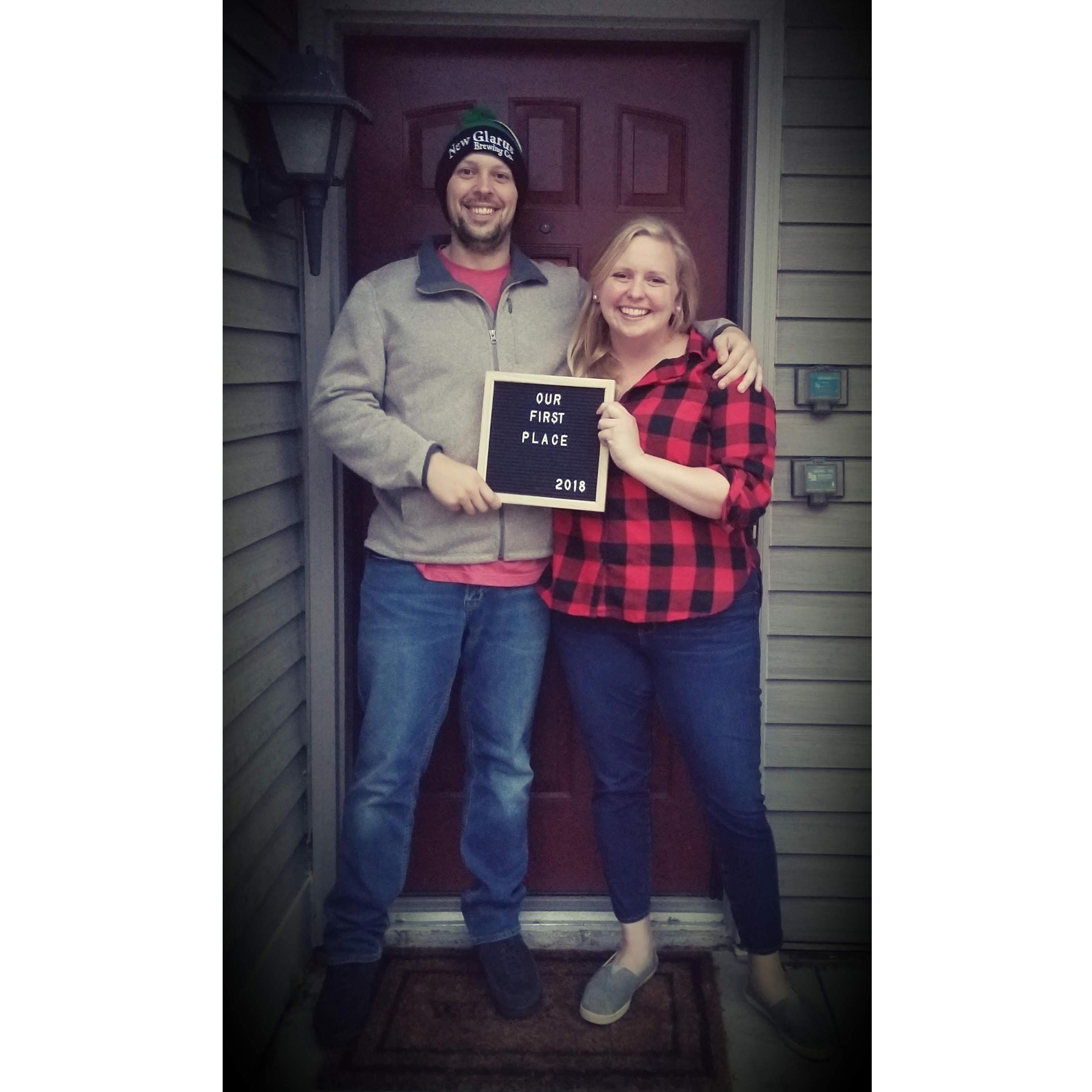 Our first apartment