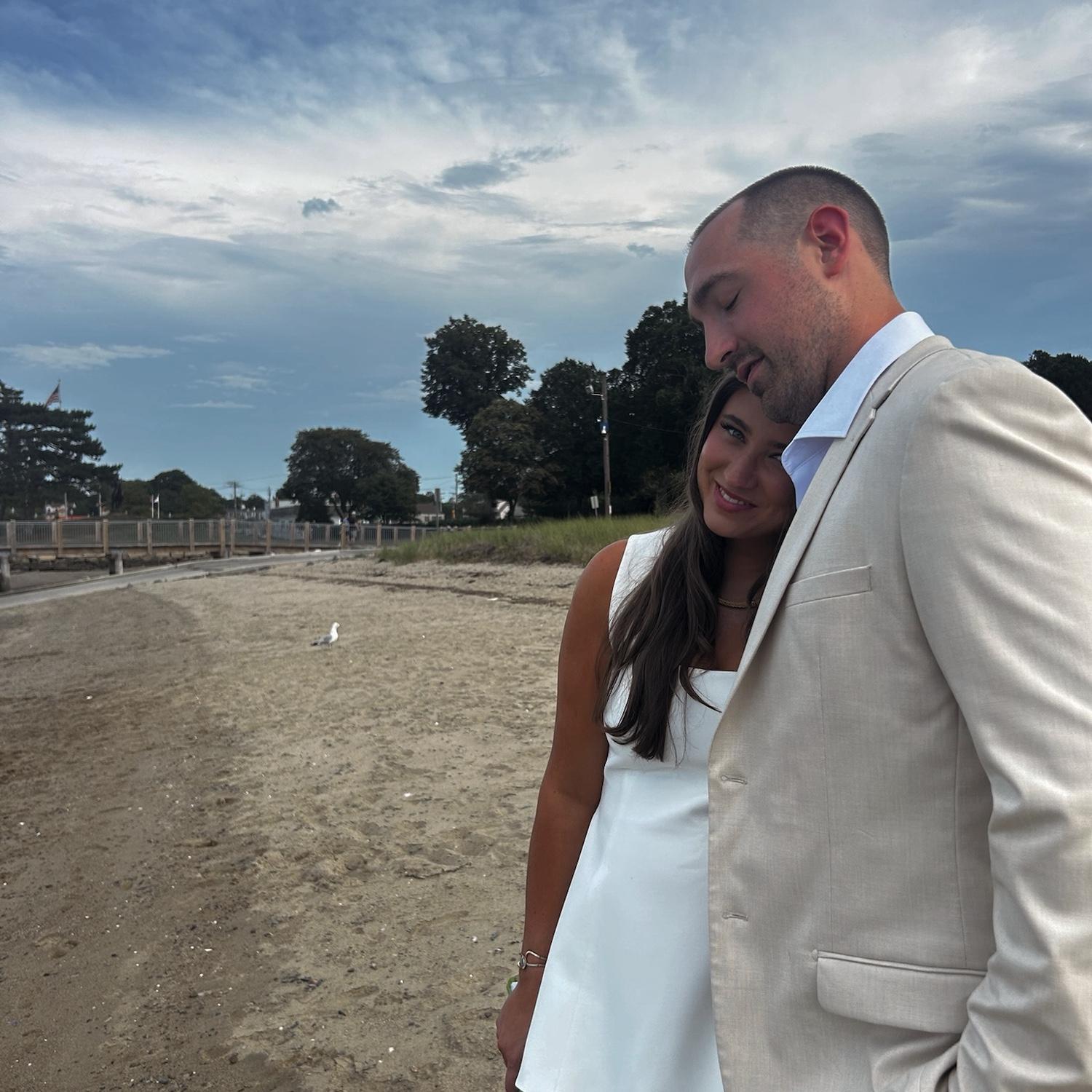 We said I do with our immediate families in July of 2025