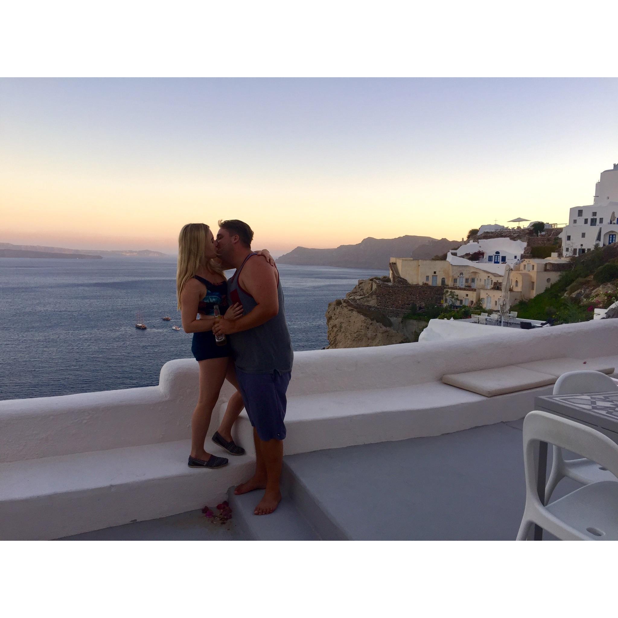 Amazing views and sunsets in Santorini
