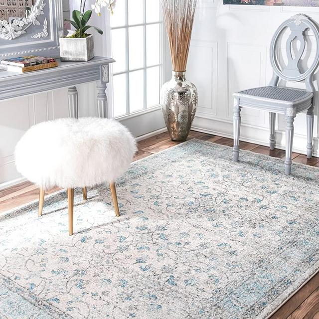 nuLOOM Vintage Rio Area Rug, 5' x 7' 5", Aqua