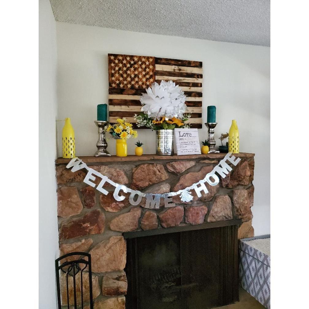 Post Engagement Decorations, courtesy of the family!