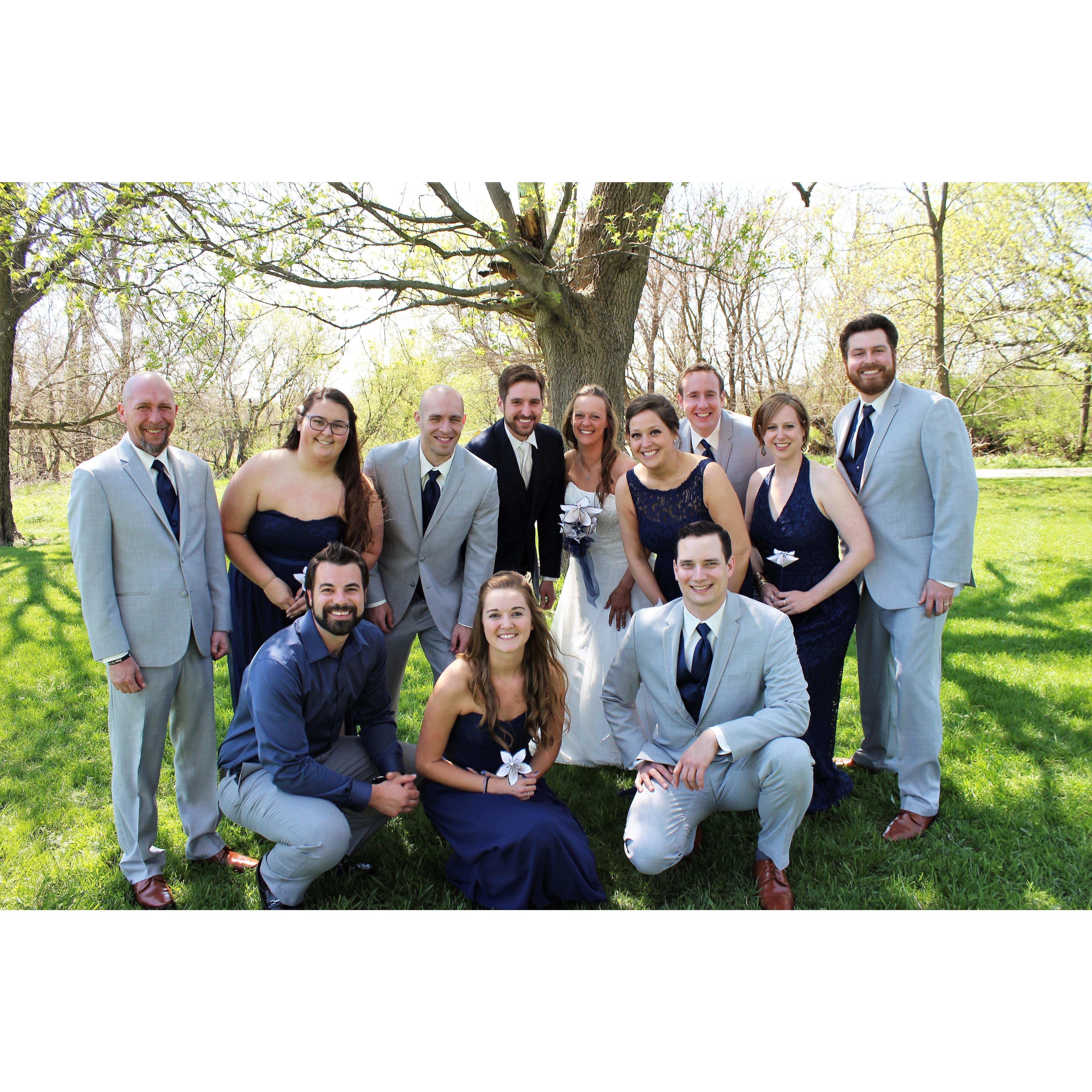 Luther and Angela's wedding, April 2017, IA