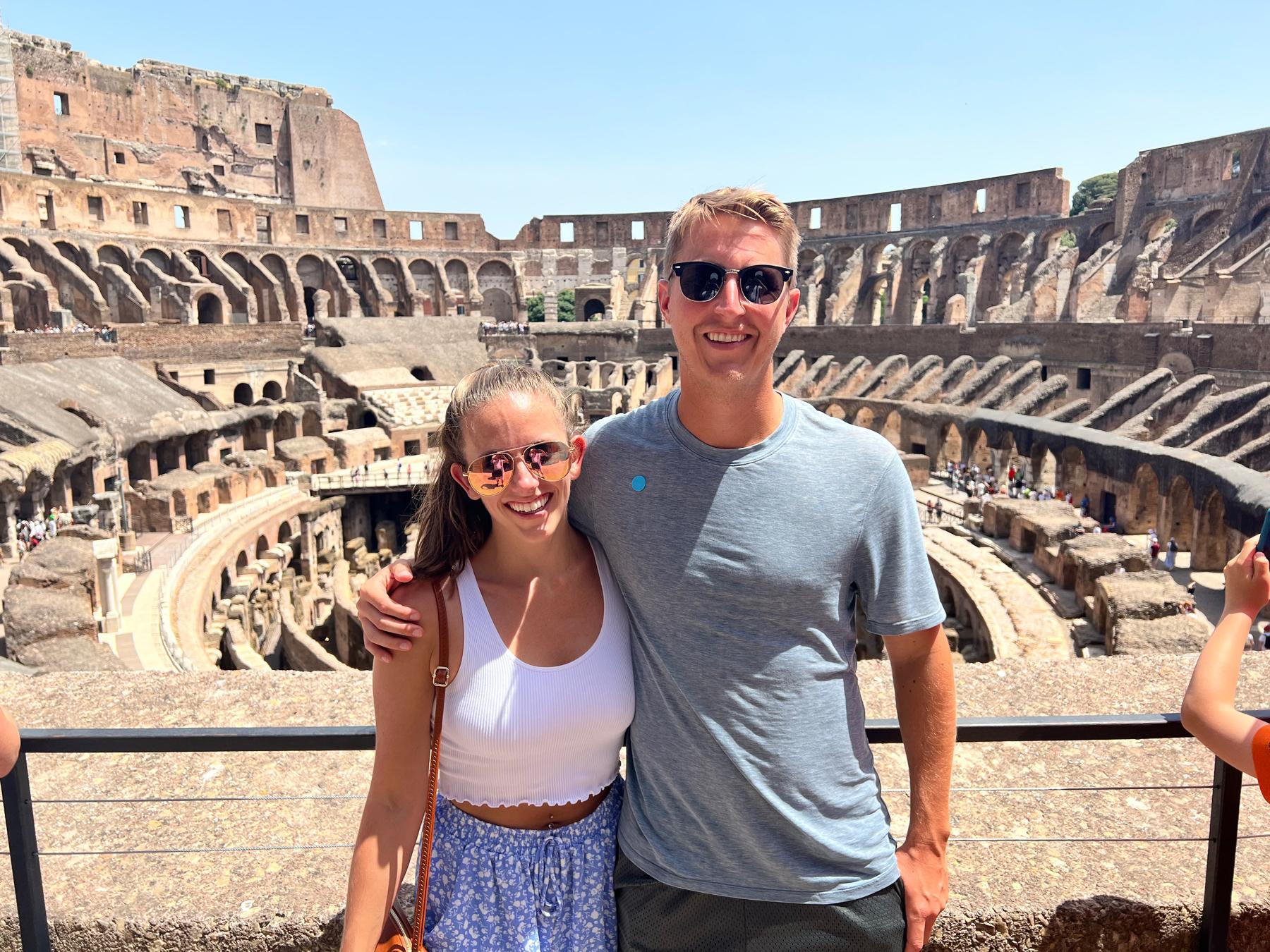 Visiting the Colosseum in Rome was exactly what dreams are made of.