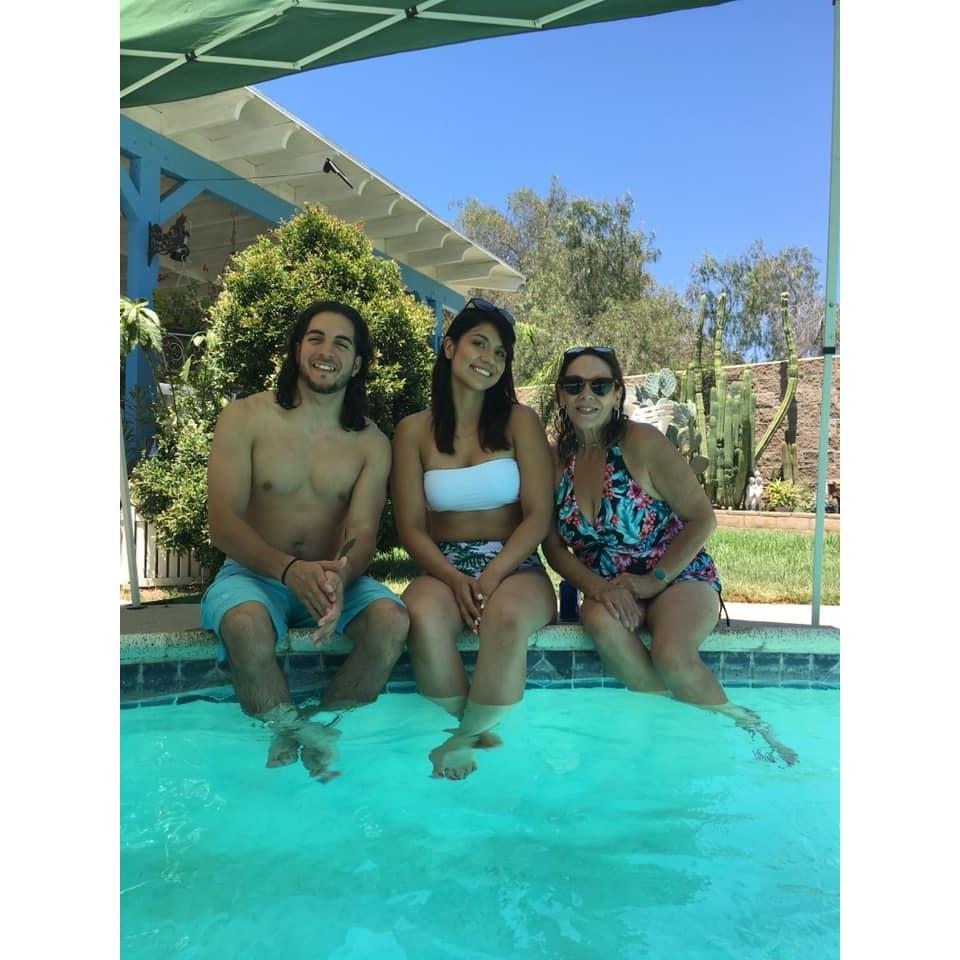 Visiting Evan's family out in California!