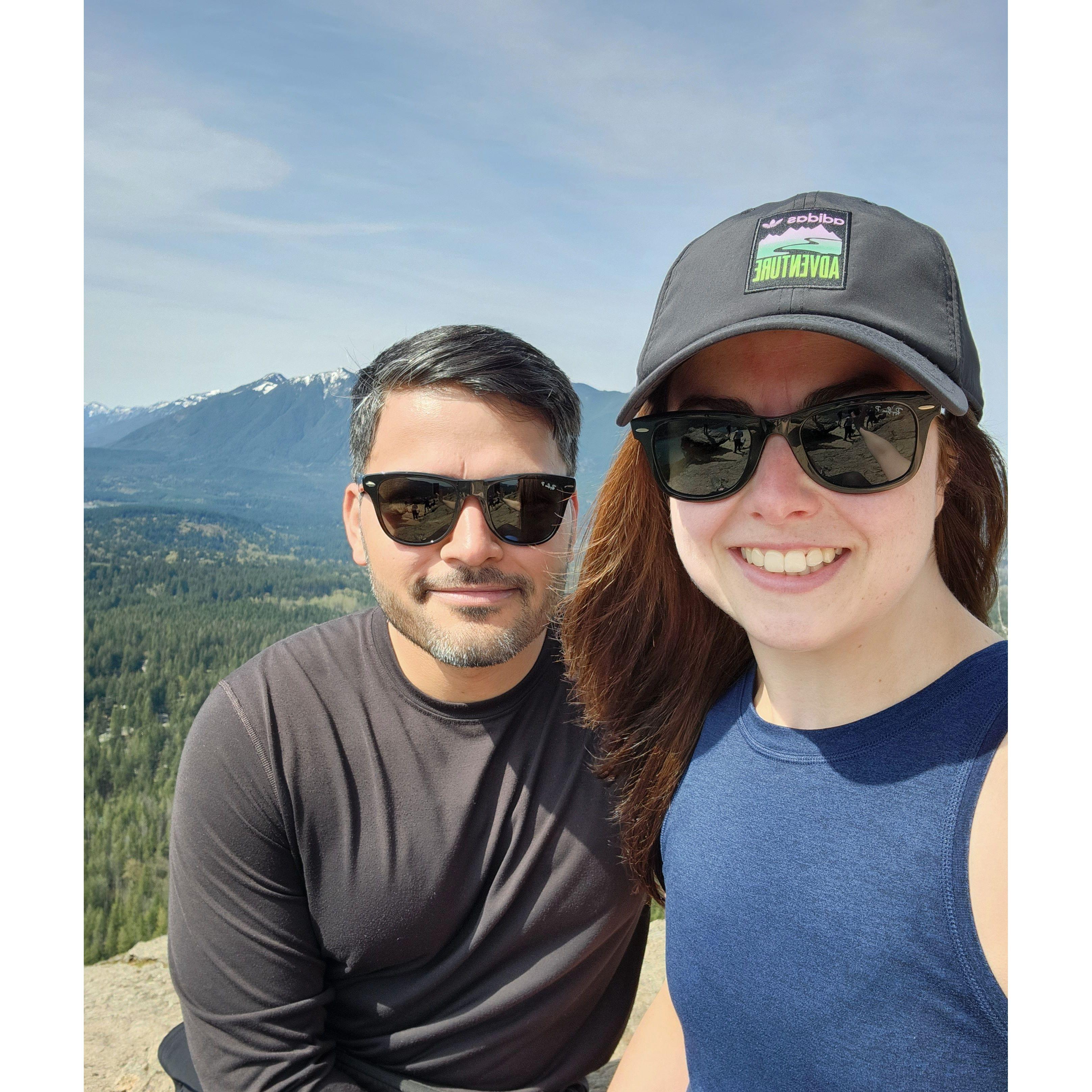 Our first hike to Rattlesnake ledge