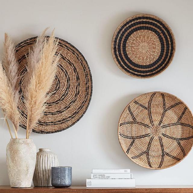 Handwoven Basket Wall Art