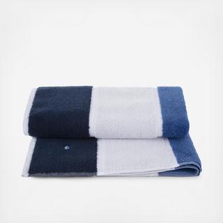 Performance Stripe Bath Towel